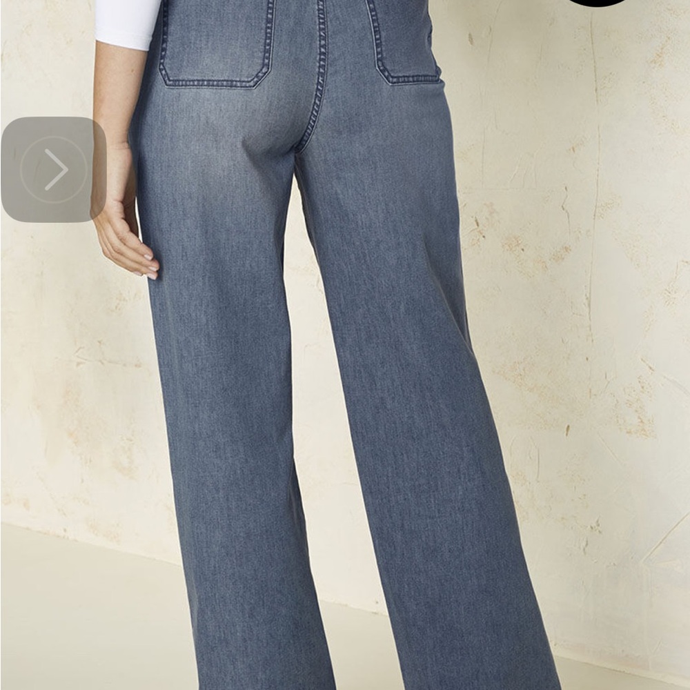 Coldwater Creek smooth and soft, lightweight denim trouser jeans, size 6 - Picture 9 of 10